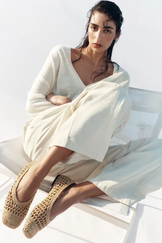 LOOKSET мини‑платье в горошек на бретелях